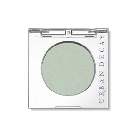 Urban Decay 24/7 Lucid Teal Shimmer swatch showing vibrant pigment and smooth blend