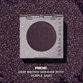 Urban Decay Ride eye look demonstrates smooth blending and rich color depth.