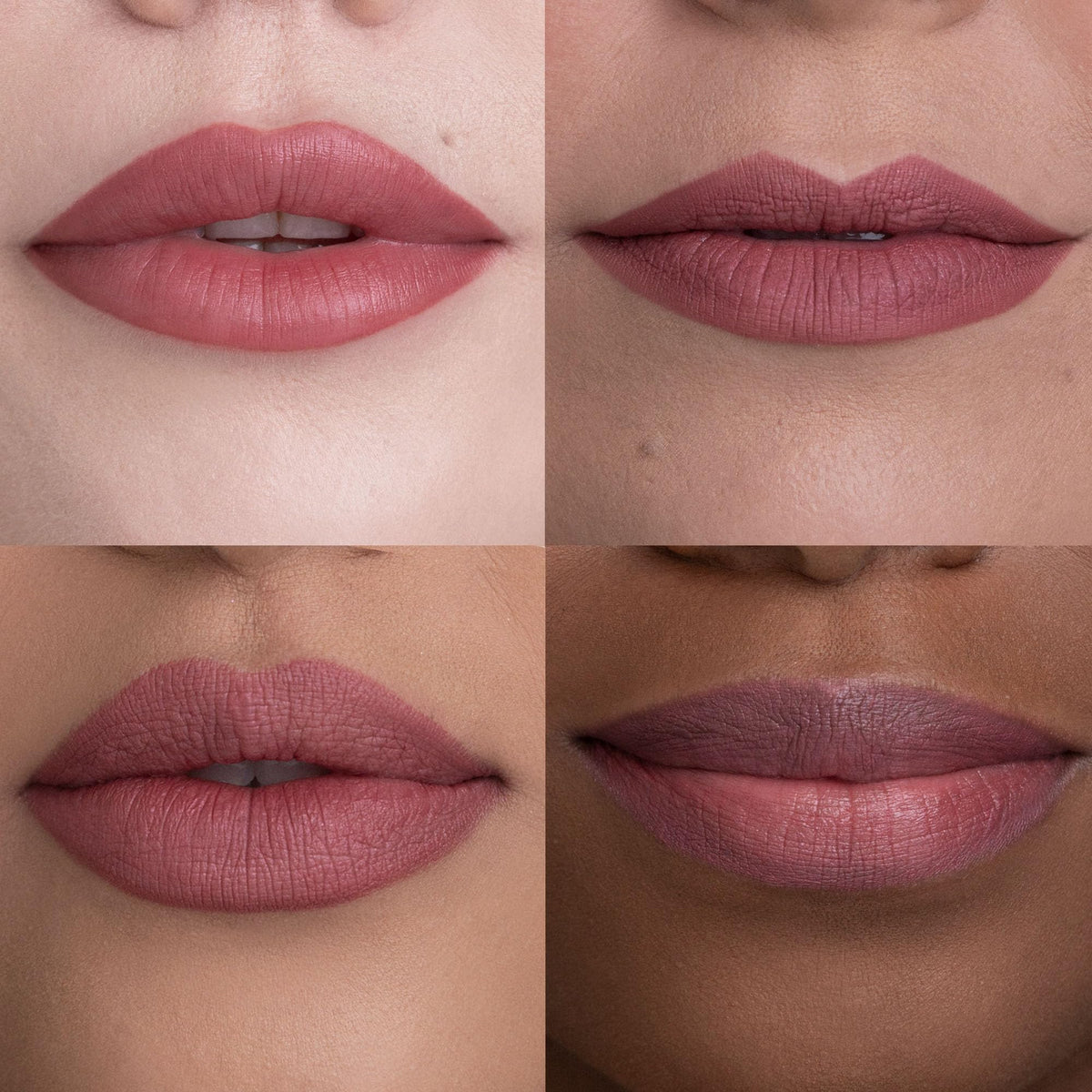 Urban Decay 24/7 Lip Pencil Manic Rosy Wine swatches demonstrate bold color staying power