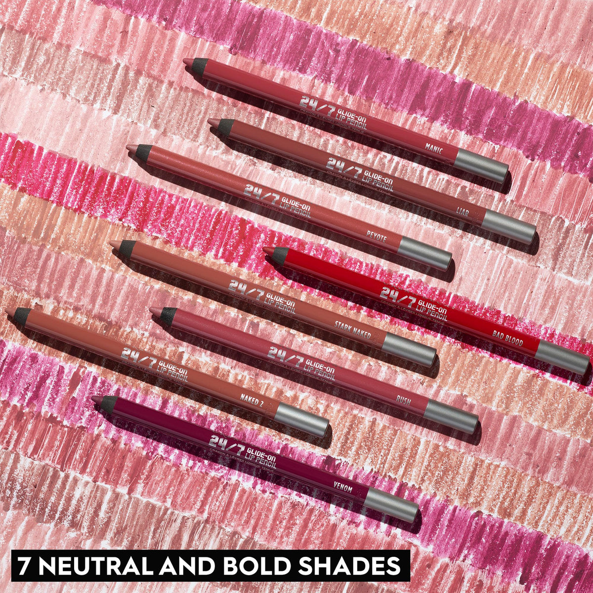 URBAN DECAY 24/7 Lip Pencil base supporting color longevity