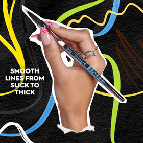 Urban Decay 24/7 Inks ergonomic-grip handle close-up for comfortable use.