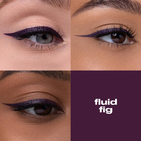 Urban Decay 24/7 Liquid Stick Fluid Fig brush for blending and soft edges.
