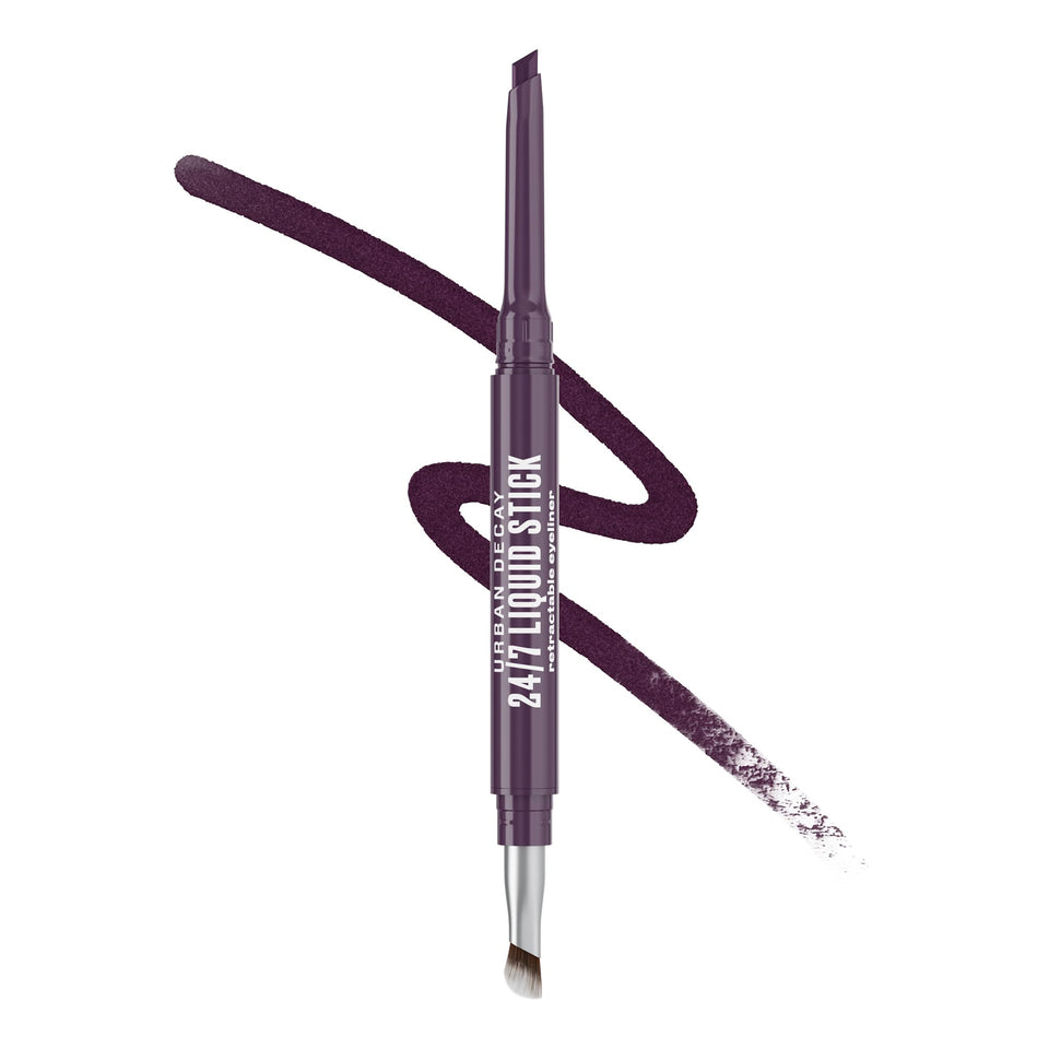 Urban Decay 24/7 Liquid Stick Fluid Fig tip for precise, long-lasting lines.