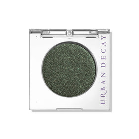 Urban Decay 24/7 Eyeshadow Single Psych warm green metallic with gold microglitter for vibrant lids