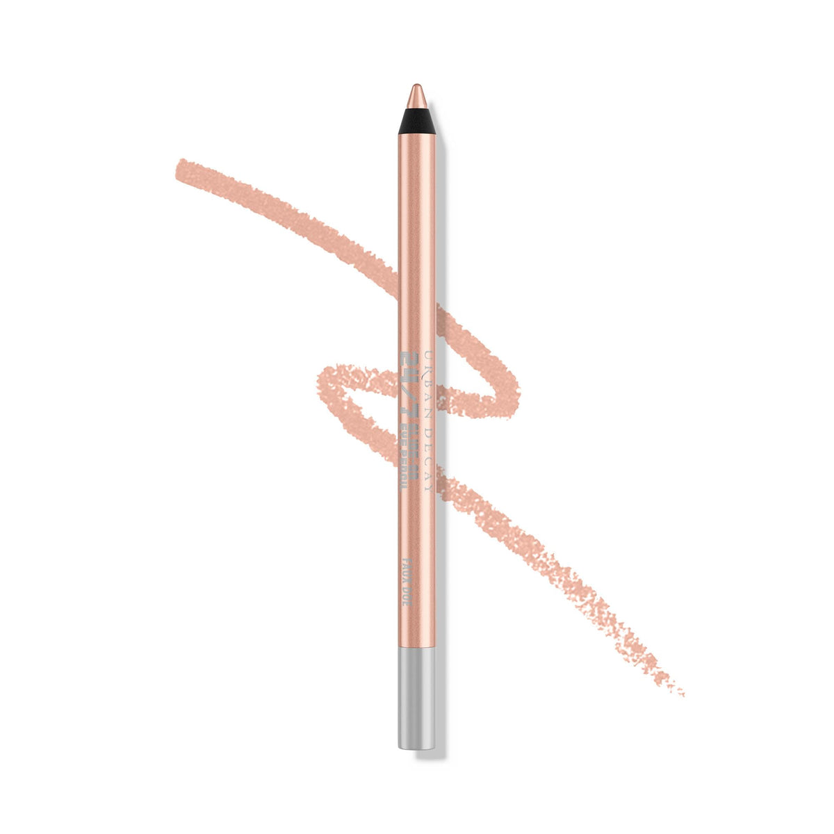 Urban Decay 24/7 Waterline Eyeliner Faux Doe closeup shows creamy texture for easy tightlining