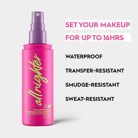 Watermelon scent detail in Urban Decay All Nighter spray