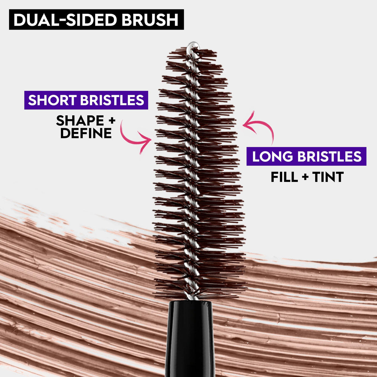 Urban Decay Big Bush Brow Gel color deposit builds natural fullness.