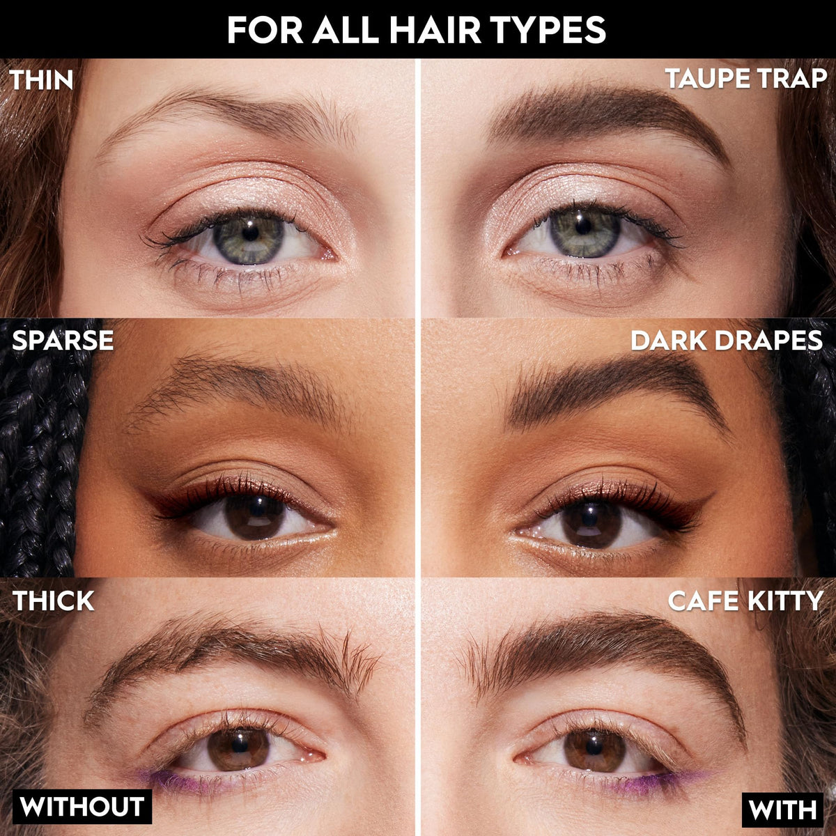 Urban Decay Big Bush Brow Gel stays waterproof to resist sweat.