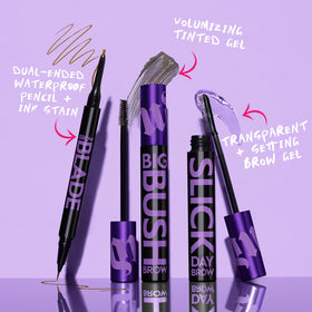 Urban Decay Brow Blade soft black shade offers a natural finish.