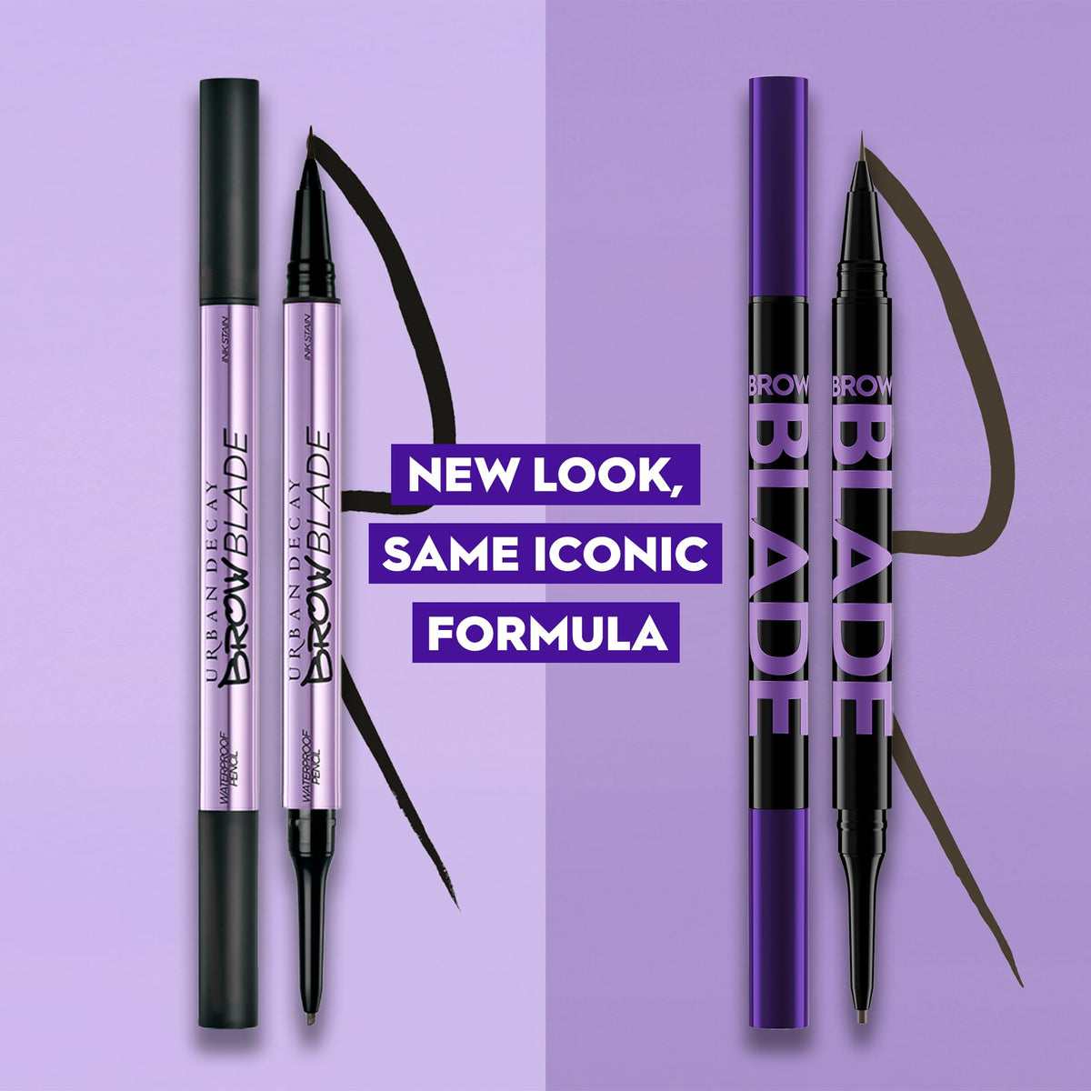 Urban Decay Brow Blade waterproof formula stands up to humidity and sweat.