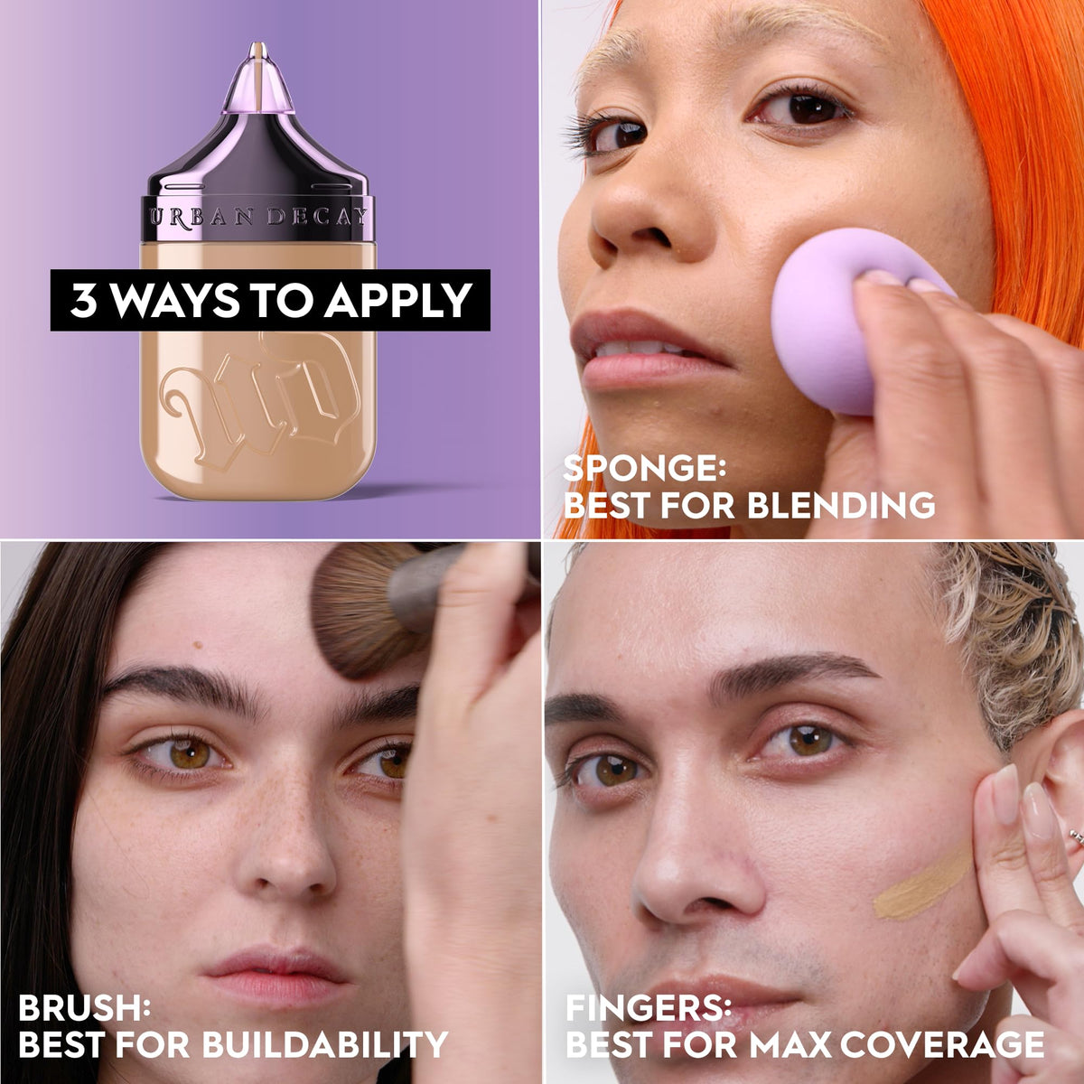 Urban Decay Face Bond offers up to 24-hour wear with transfer resistance.