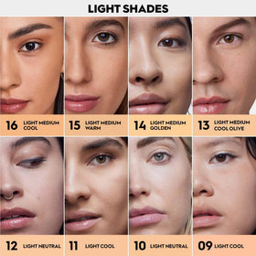 Urban Decay Face Bond Foundation sponge application shows skin-like blend and buildable coverage.