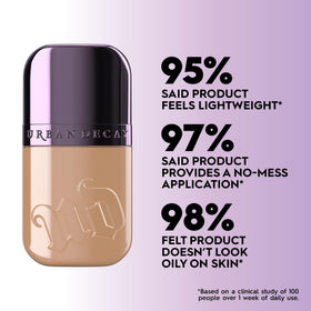 Urban Decay Face Bond Foundation matte texture on skin close-up