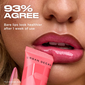Urban Decay Lip Toy flavor variety close-up on packaging.
