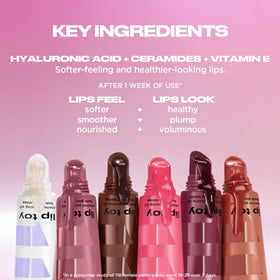 Urban Decay Lip Toy lips feel softer after a week of use.