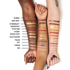Pigment-rich Lucid Teal swatch from Urban Decay 24/7 line