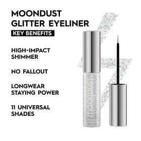 URBAN DECAY Moondust Pyro brush-tip close-up for precise line control.