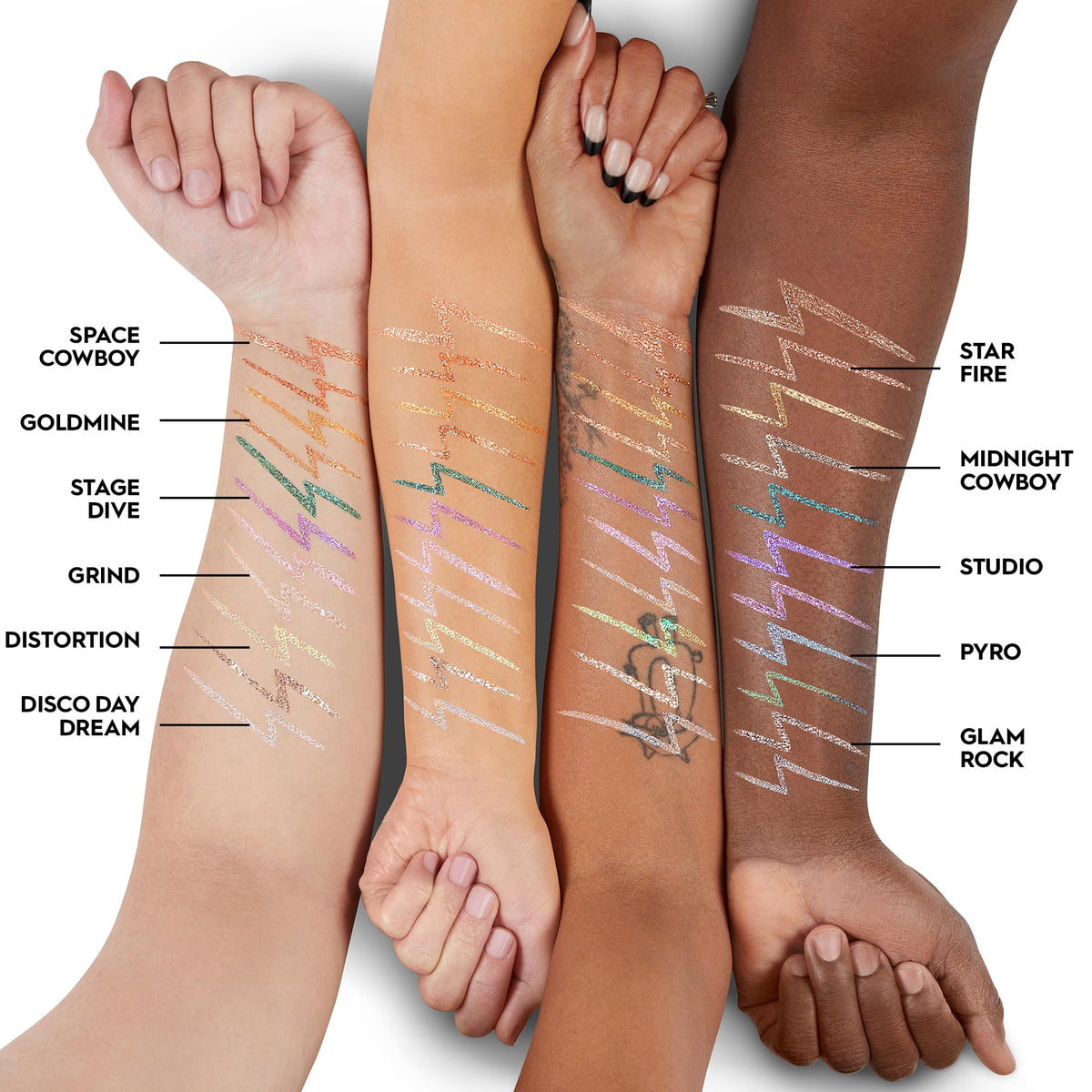 Cruelty-free Moondust formula provides buildable sparkle with minimal fallout for day to night.