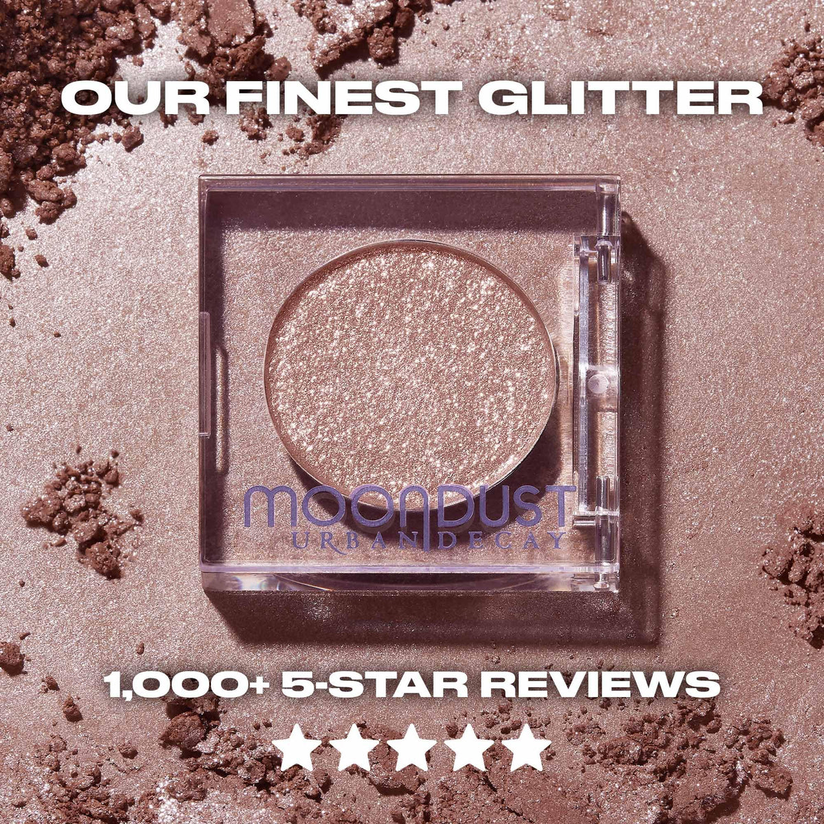 Moondust Space Cowboy glow on cheeks and décolletage as a highlight