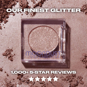 Moondust Space Cowboy glow on cheeks and décolletage as a highlight