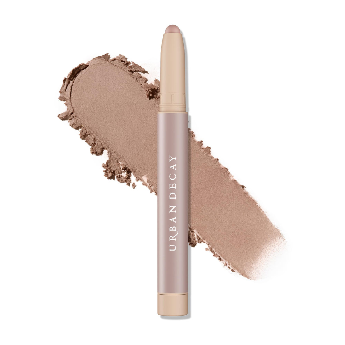 Urban Decay Naked Eyeshadow Stick neutral beige swatch for easy blending and day-to-night looks.