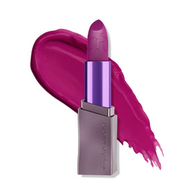 Urban Decay Vice Hydrating Lipstick in Acai, deep berry violet cream color with nourishing feel