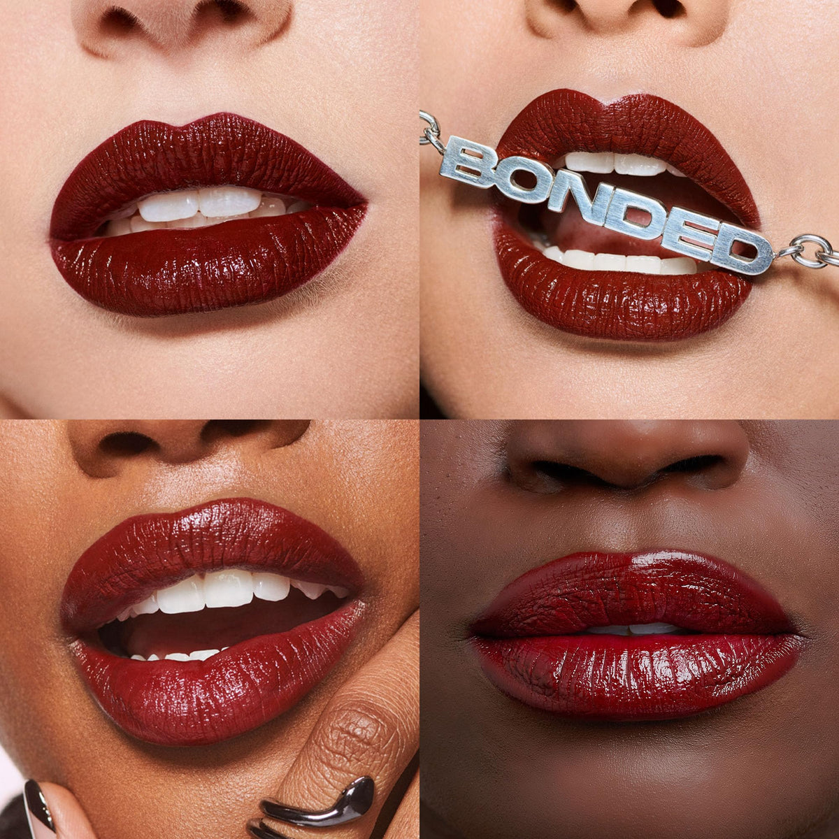 Vice Lip Bond glossy wear image showing long-lasting shine