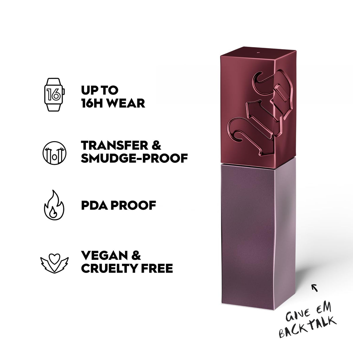 Urban Decay Vice Lip Bond shake-to-activate wand for smooth, comfortable color