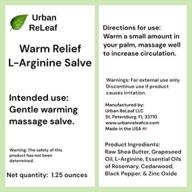 Zinc oxide in Urban ReLeaf salve for skin support