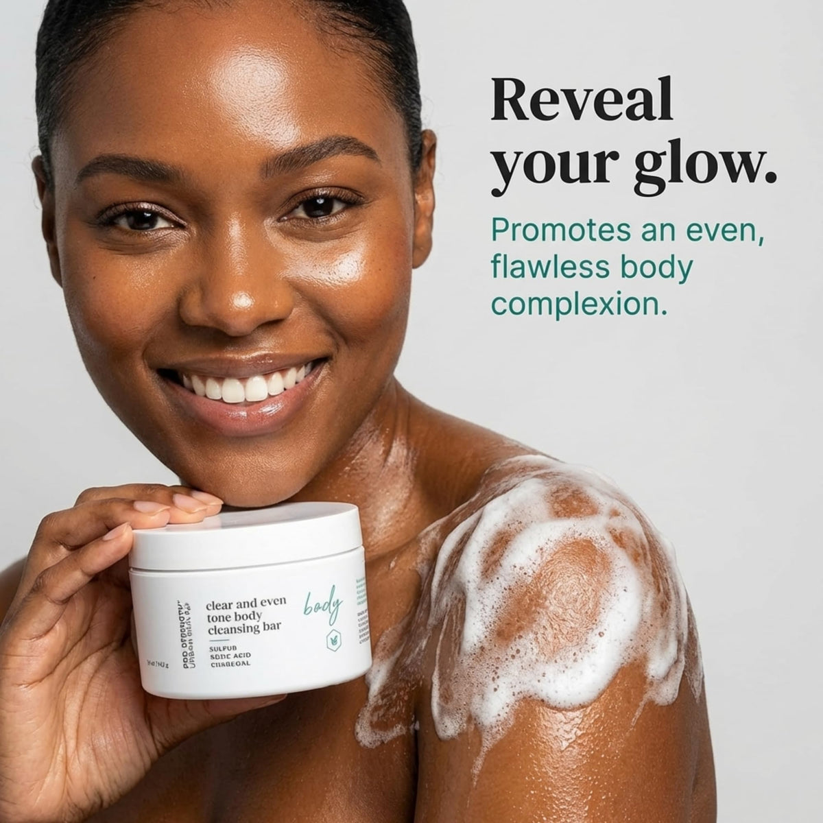 Urban Skin Rx Even Tone Bar exfoliating sponge enhances cleansing