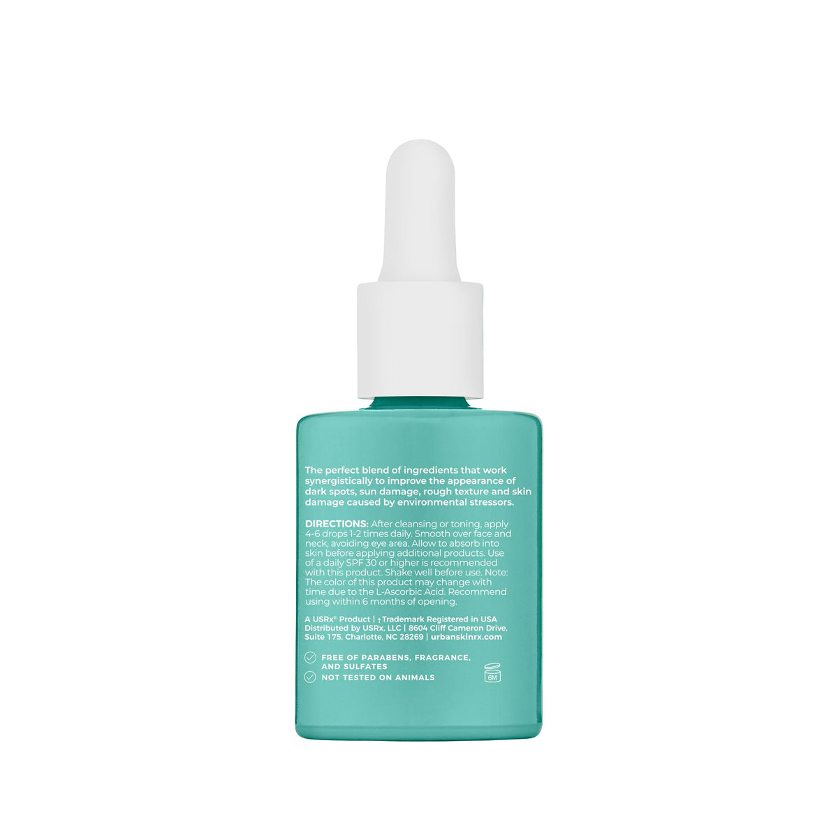 Urban Skin Rx serum demonstrates protection against sun damage with antioxidants.