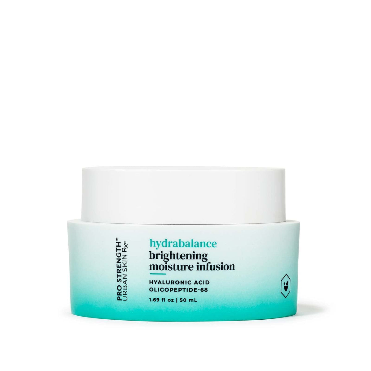 Urban Skin Rx Pro Strength Hydrabalance moisturizer bottle pump delivers fast hydration on mornings