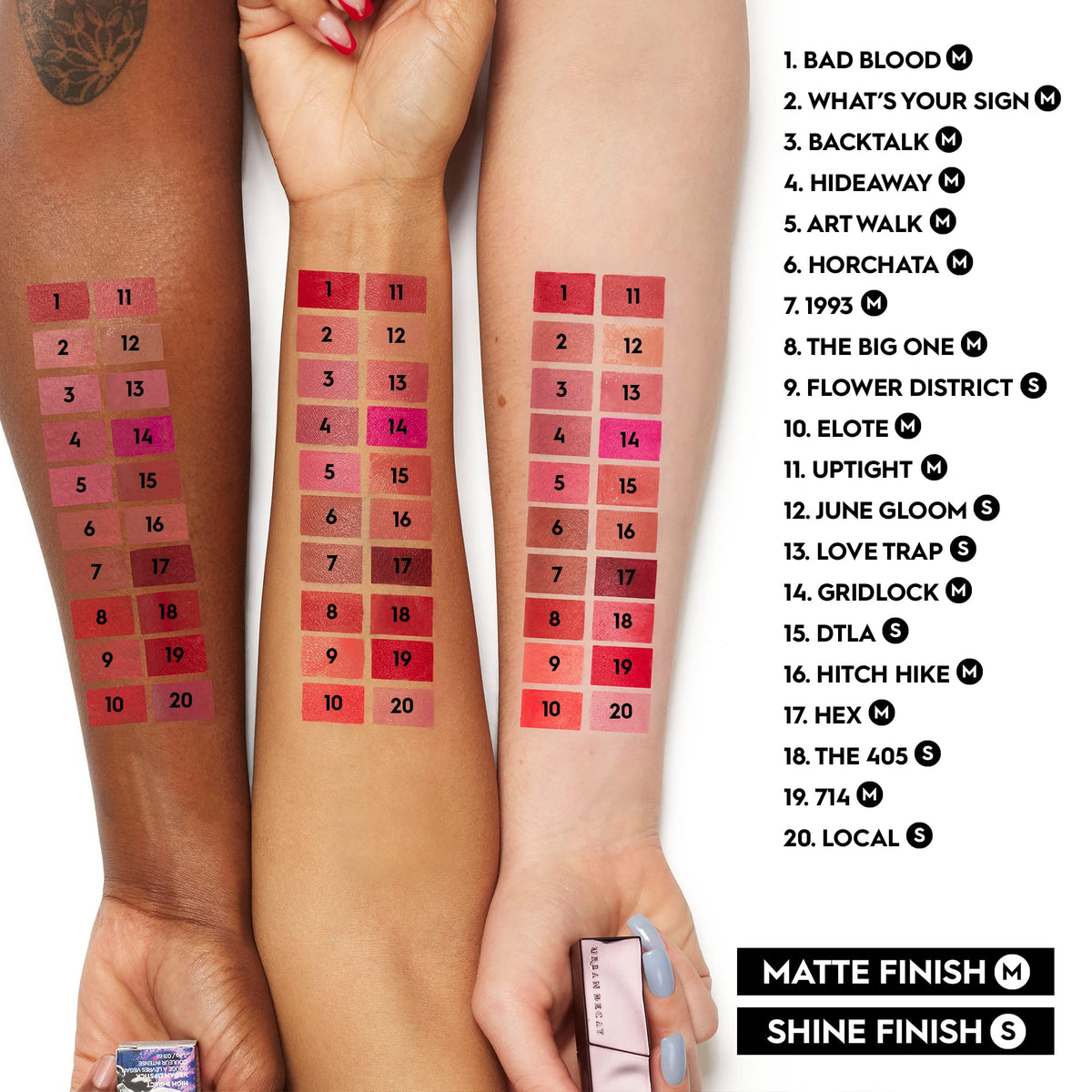 Urban Decay Vice Hydrating Lipstick for on-the-go touch-ups in car or commute.