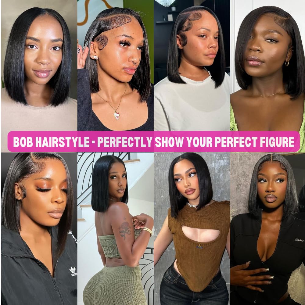 Urbansister 22-5-inch cap bob wig fits most heads for comfortable, all-day wear.