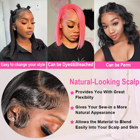 Urbansister pre-plucked baby hair wig with natural-looking edges and style flexibility