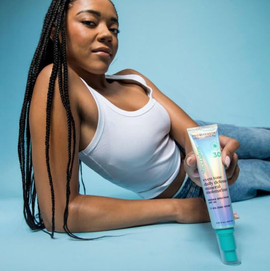 Urban Skin Rx Sheerglow SPF 30 label visible on bottle