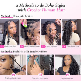 Urbeauty reusable crochet hair for daily wear and occasions