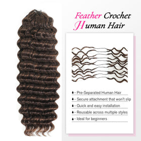 Urbeauty handcrafted feathered strands for light, natural movement