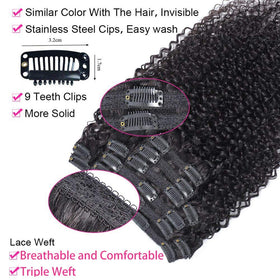 Urbeauty triple lace weft clip-ins offer comfortable, secure wear