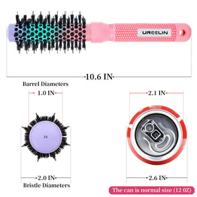 Ion-enriched nylon bristles on UREELIN brush aid detangling with less breakage