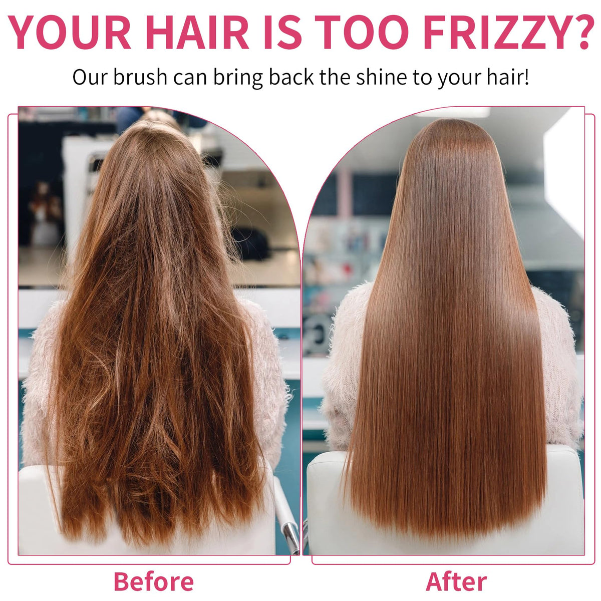 UREELIN brush demonstrates volume and loose-wave styling capability