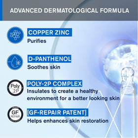 Uriage Bariéderm-CICA face and body application demonstrating versatile care.