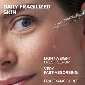 Application scene demonstrating easy, quick absorption for morning or night routines.