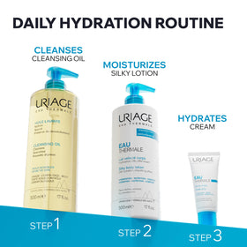Uriage gentle fragrance for daily shower rituals.
