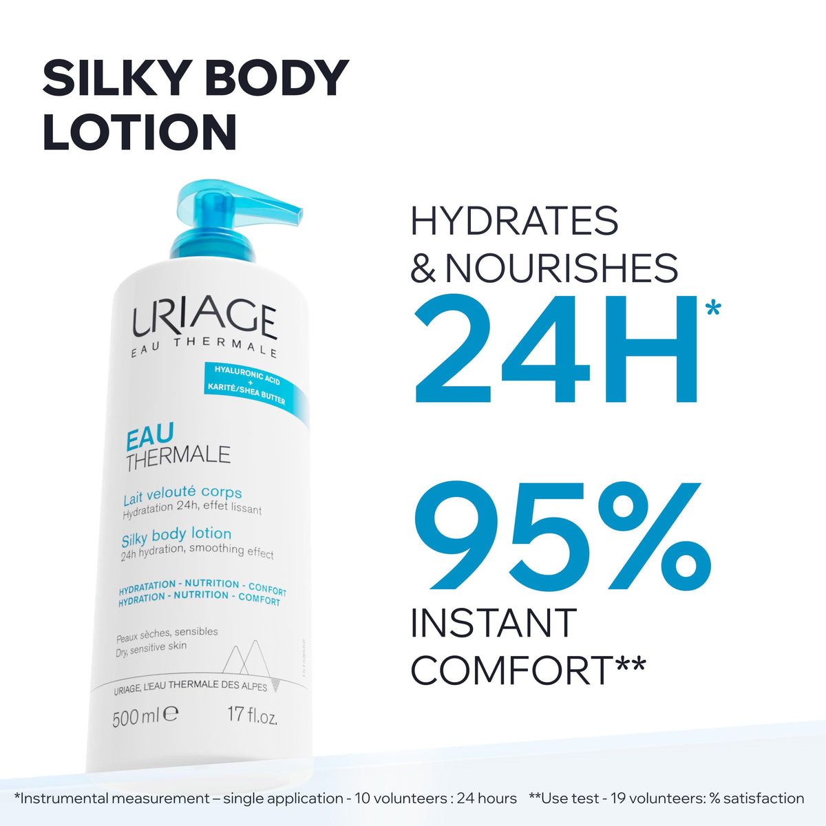 Close-up of silky texture indicating lightweight, non-greasy absorption.