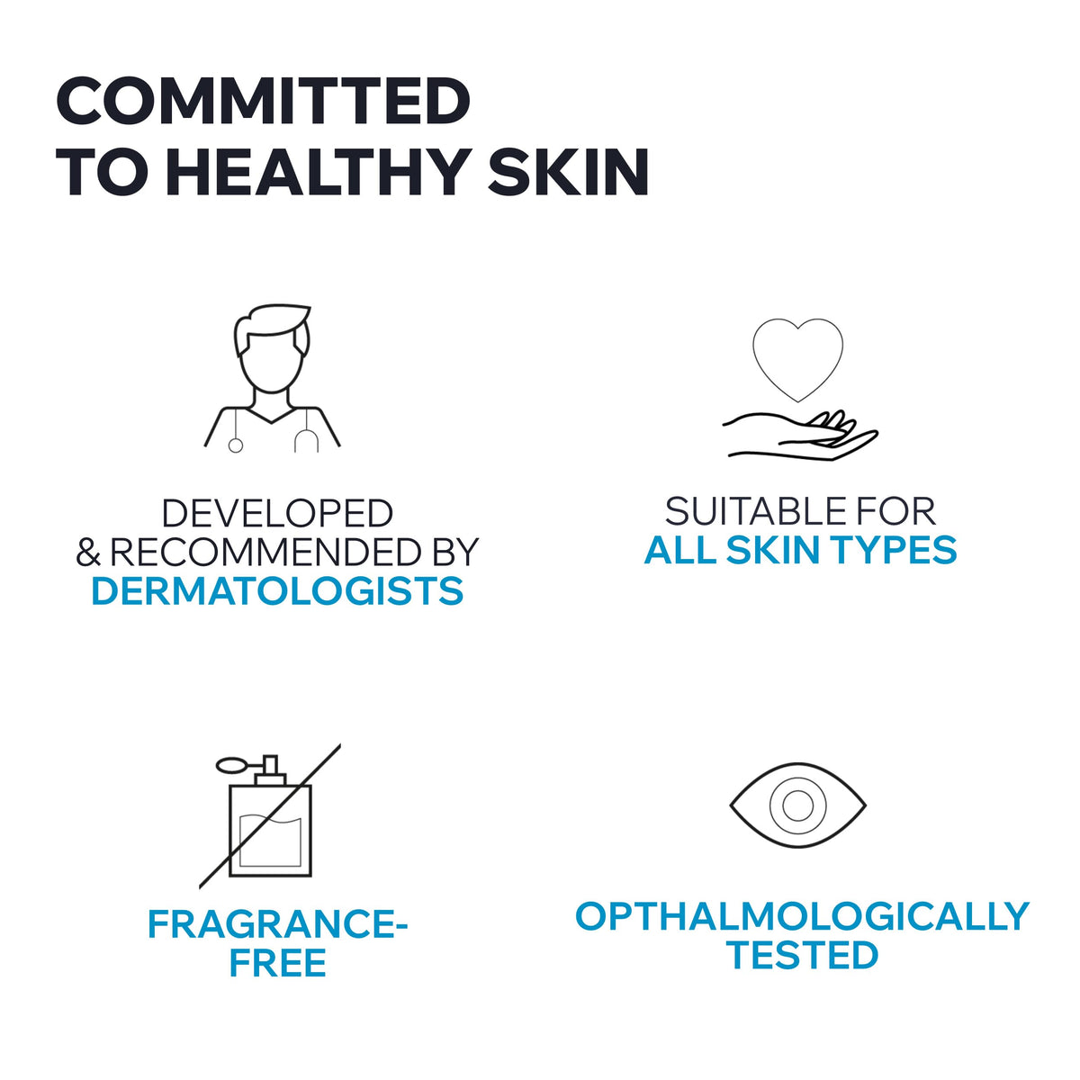 Fragrance-free label emphasizes gentle formula for sensitive eyes