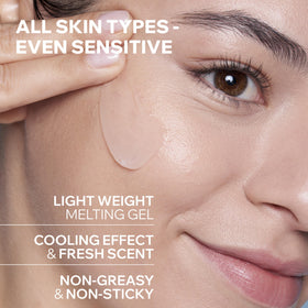 Hyaluronic acid-enriched gel from Uriage for plumped, radiant skin.