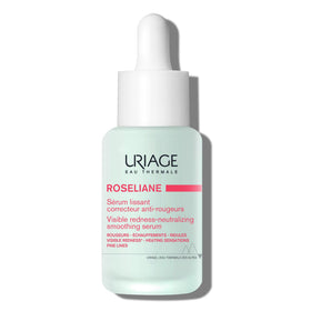 Uriage Roseliane serum bottle closeup for redness-prone skin