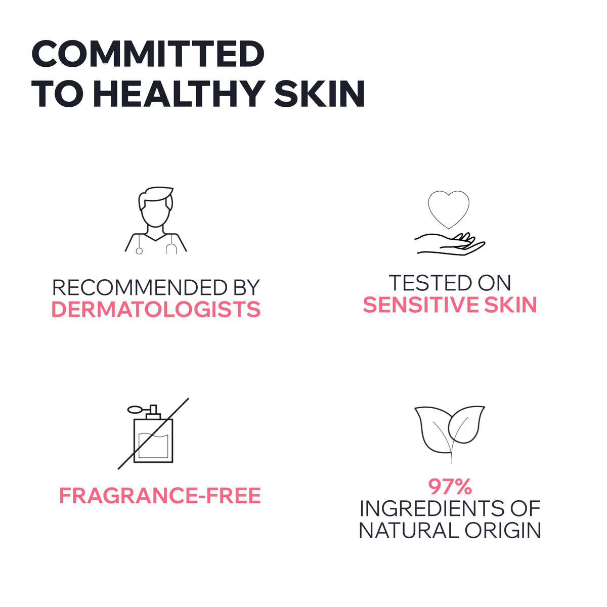 Enoxolone in Uriage Roseliane serum aids soothing comfort