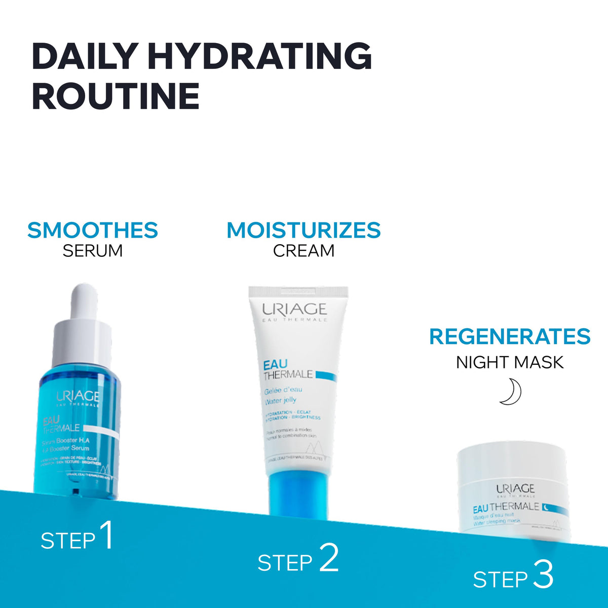 URIAGE Water Sleeping Mask nourishes skin while you rest through the night.